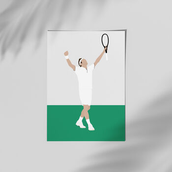 Roger Federer Tennis Poster, 3 of 3