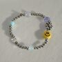 Smiley Face Beaded Bracelet, thumbnail 1 of 3