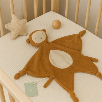 Personalised Monkey Baby Comforter, 2 of 2