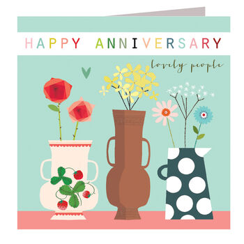 Happy Anniversary Flower Card, 2 of 3