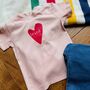Personalised 'Loved' Baby T Shirt, thumbnail 2 of 4