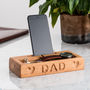 Personalised Wooden Desk Phone Holder, thumbnail 1 of 4