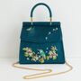 Morning Song Kingfisher Mini Teal Tote, thumbnail 1 of 9
