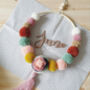 Personalised Pom Pom Wall Hanging, thumbnail 3 of 3