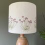 Sea Pinks Embroidered Lampshade, thumbnail 1 of 4