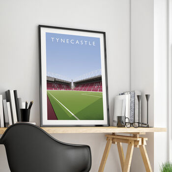 Hearts Tynecastle Gorgie/Wheatfield Poster, 4 of 8