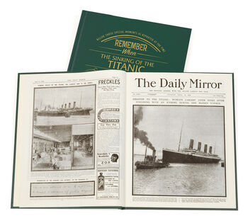 The Titanic Personalised Iconic History Book, 2 of 3