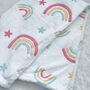 Rainbow Baby Blanket | New Baby Gift, thumbnail 2 of 3