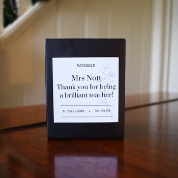 Personalised Thank You Teacher Candle, 4 of 4