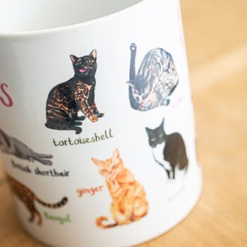 'Lickers' Ceramic Cat Mug, 6 of 7