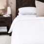 White Linen Duvet Cover Various Sizes, thumbnail 1 of 4