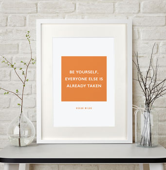 Personalised Favourite Quote Poster, 3 of 7
