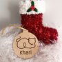 Personalised Cat Laser Cut Christmas Tree Decoration, thumbnail 2 of 6