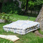 Extra Large Oxford Striped Garden Cushion, thumbnail 1 of 8