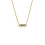 Personalised 9ct Gold Family Birthstone Bar Necklace, thumbnail 4 of 7