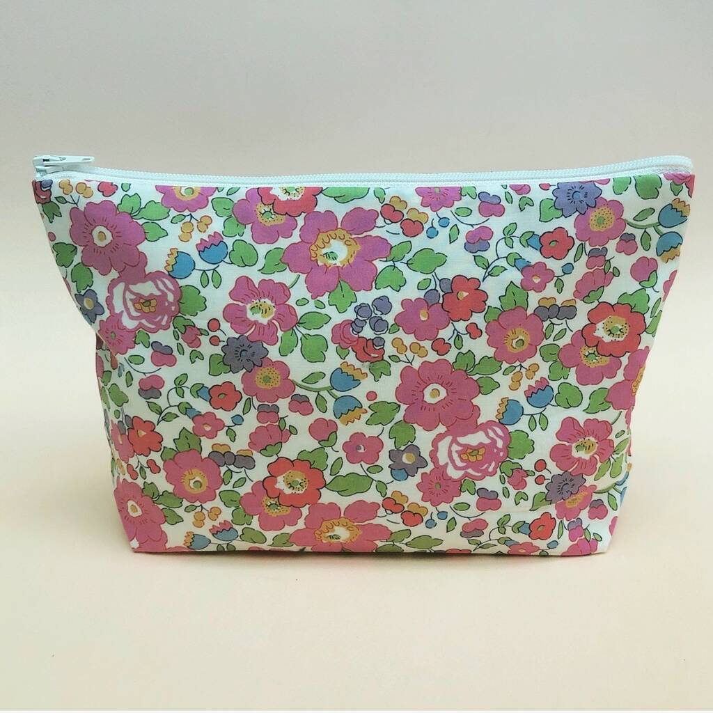 liberty print makeup bag