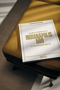 Indianapolis 500 Personalised Us Sports Gift Newspaper Book, 10 of 10