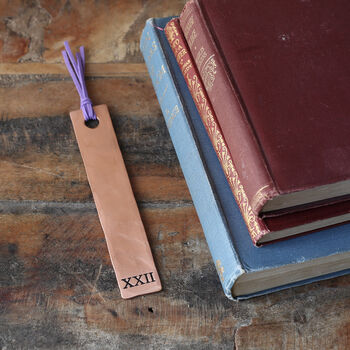 22nd Copper Anniversary Metal Bookmark, 3 of 8