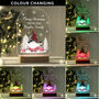 Personalised Gonk Wooden Based LED Christmas Light, thumbnail 2 of 9