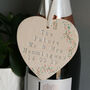 Personalised Ceramic The Future Engagement Heart, thumbnail 2 of 6