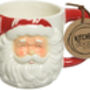 Ceramic Christmas Santa Shaped Mug, thumbnail 2 of 7