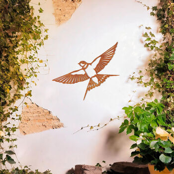 Metal Bird Wall Art For Garden Decor And Bird Lovers, 8 of 10