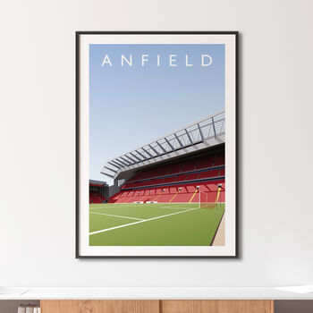 Liverpool Fc Anfield Main Stand Poster, 3 of 8