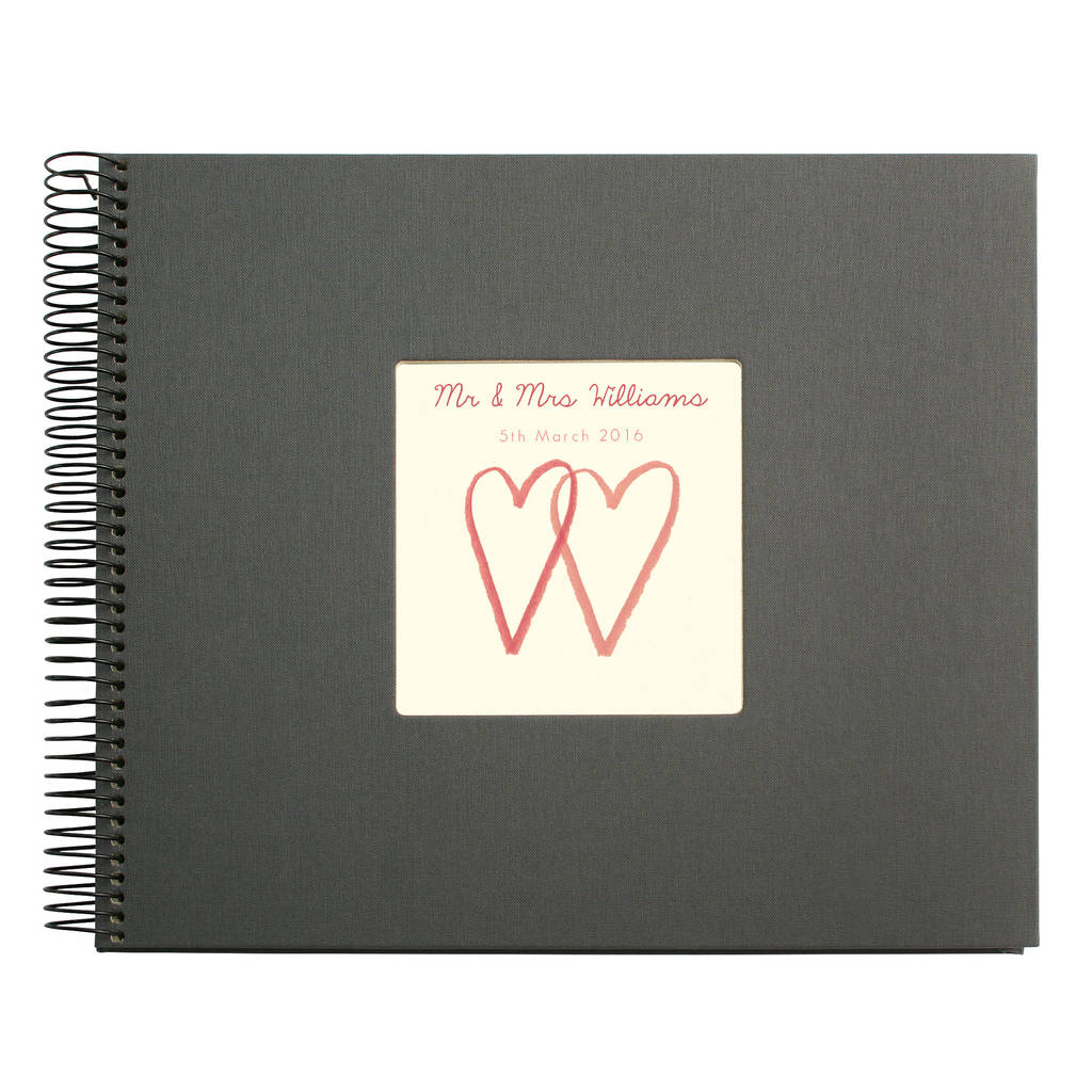 Personalised Wedding Spiral Bound Book By Made By Ellis
