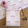 Personalised North Pole Delivery 2023, Wrapping Paper, thumbnail 4 of 9