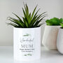 Personalised Teacher's Gift Botanical Ceramic Storage Pot, thumbnail 4 of 8
