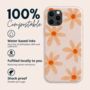 Orange Daisies Eco Friendly, Biodegradable Phone Case, thumbnail 2 of 7