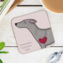 Whippet Greatest Dog Parent Coaster Gift, thumbnail 2 of 5