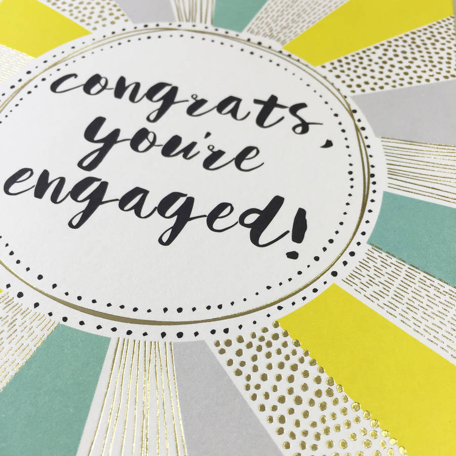 Congrats On Your Engagement Card By Jessica Hogarth ...