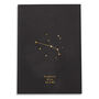Zodiac Star Sign Personalised Notebook, thumbnail 6 of 9