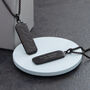 Personalised Men's Tyretread Stone Necklace, thumbnail 2 of 10