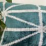 Velvet Teal Green Cushion Cover, thumbnail 6 of 6