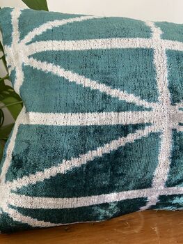 Velvet Teal Green Cushion Cover, 6 of 6