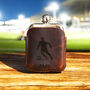 Personalised Buffalo Leather Sports Hipflask, thumbnail 9 of 12