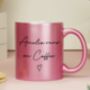 Personalised Pink Glitter Mug, thumbnail 3 of 5