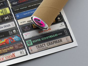 37th Birthday Gift Music From 1989 Personalised Print, 6 of 8