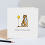 Tiger Birthday Card With Name And Age, thumbnail 1 of 3