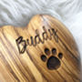 Personalised Pet Memorial Heart With A Paw Print, thumbnail 4 of 9
