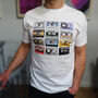 Personalised Cassette Tape Music Selection T Shirt, thumbnail 2 of 12