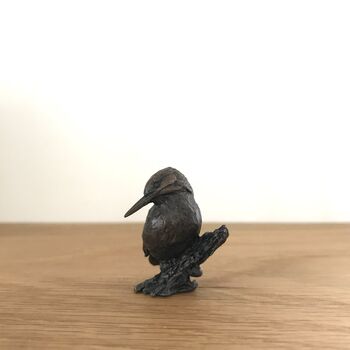 Miniature Bronze Kingfisher Sculpture 8th Anniversary, 6 of 12