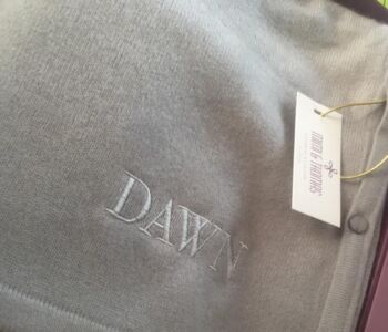 Personalised Grey 100% Cashmere Button Poncho Gift, 3 of 6