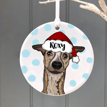 Christmas Personalised Dog Decoration, 5 of 12