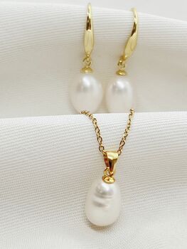 'Liwanag' Radiance Biwa Pearl Pendant Necklace, 10 of 12