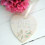 Personalised Maid Of Honour Hanging Heart, thumbnail 2 of 4
