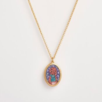 Catherine Rowe Pet Portraits Doodle Pendant Necklace, 2 of 7