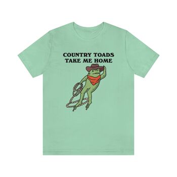 'Country Toads' Funny Cowboy Frog Shirt, 5 of 9